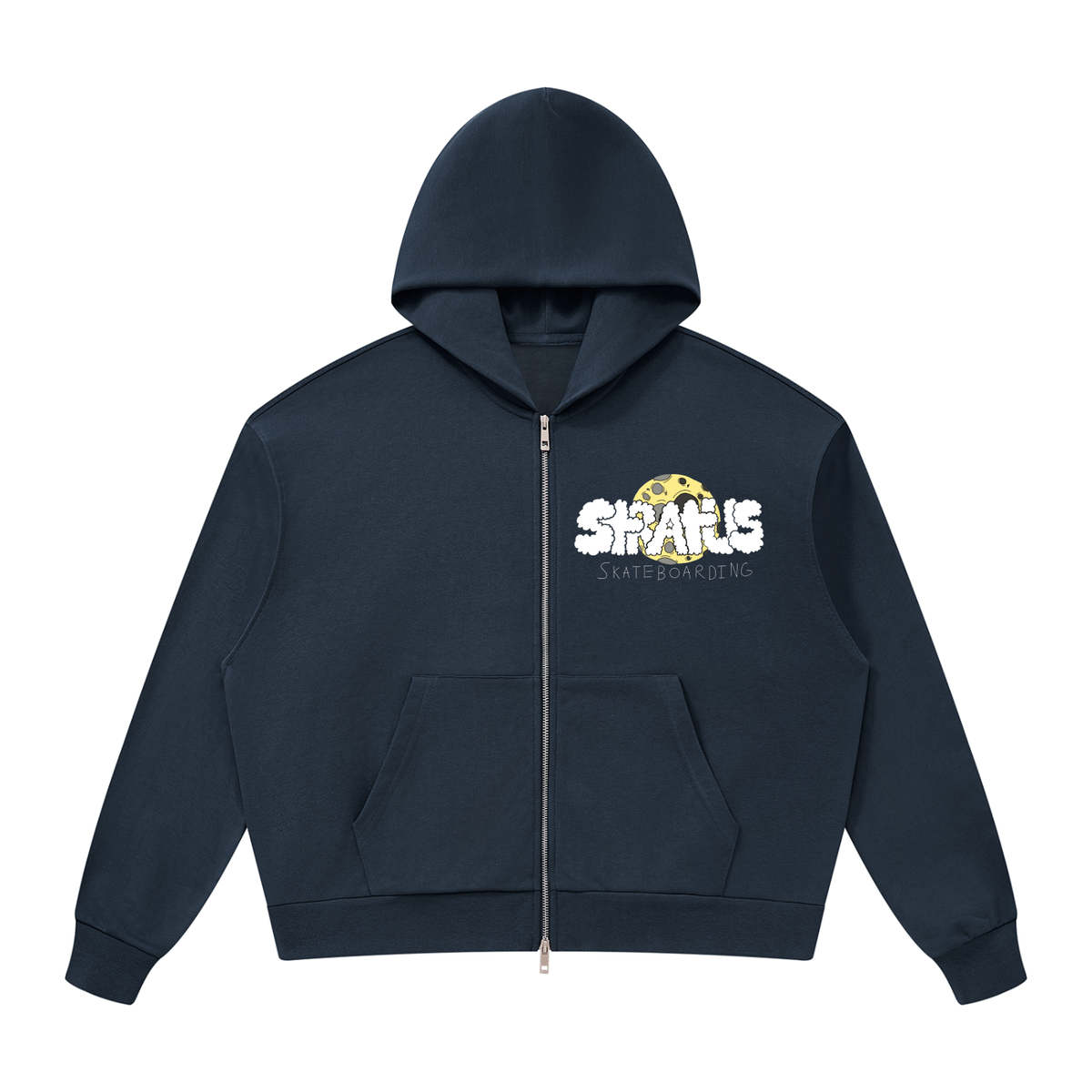 Stratus Outer Orbit Drop Shoulder Full Zip Hoodie