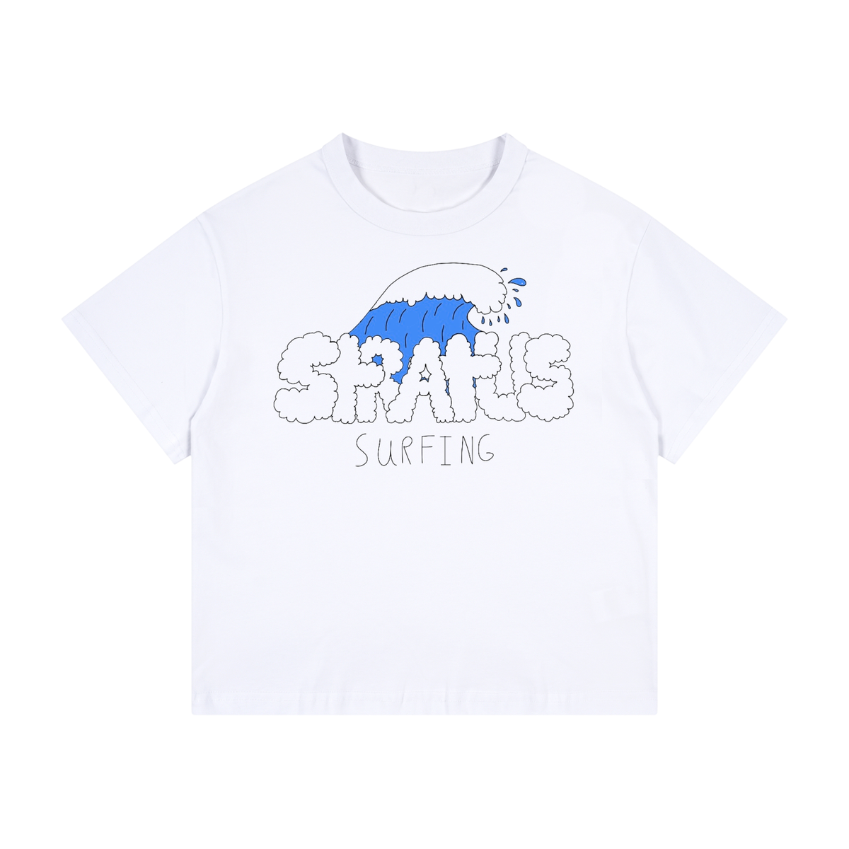 Kid's Stratus Ride the Wave Loose Fit Drop Shoulder T-Shirt