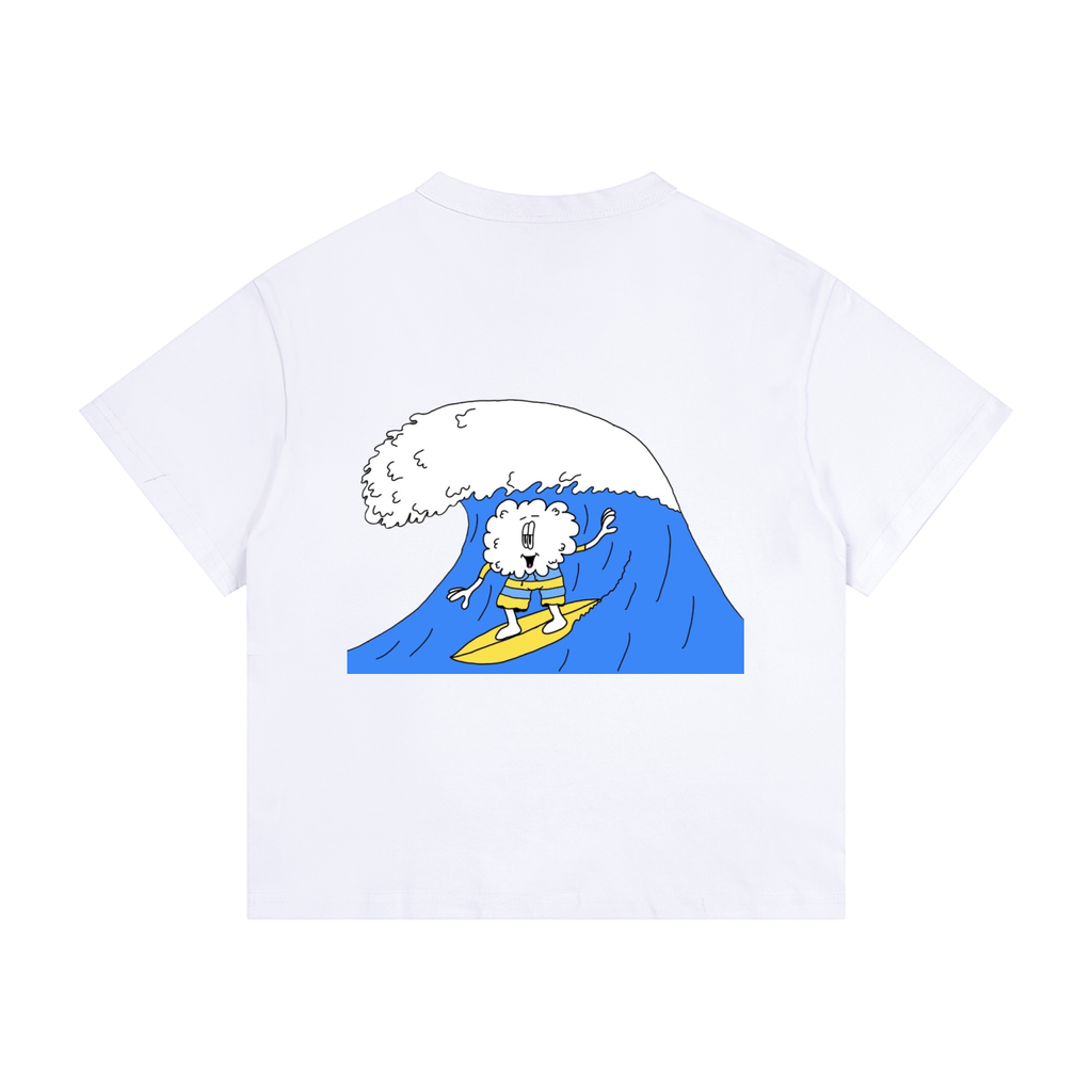 Kid's Stratus Ride the Wave Loose Fit Drop Shoulder T-Shirt
