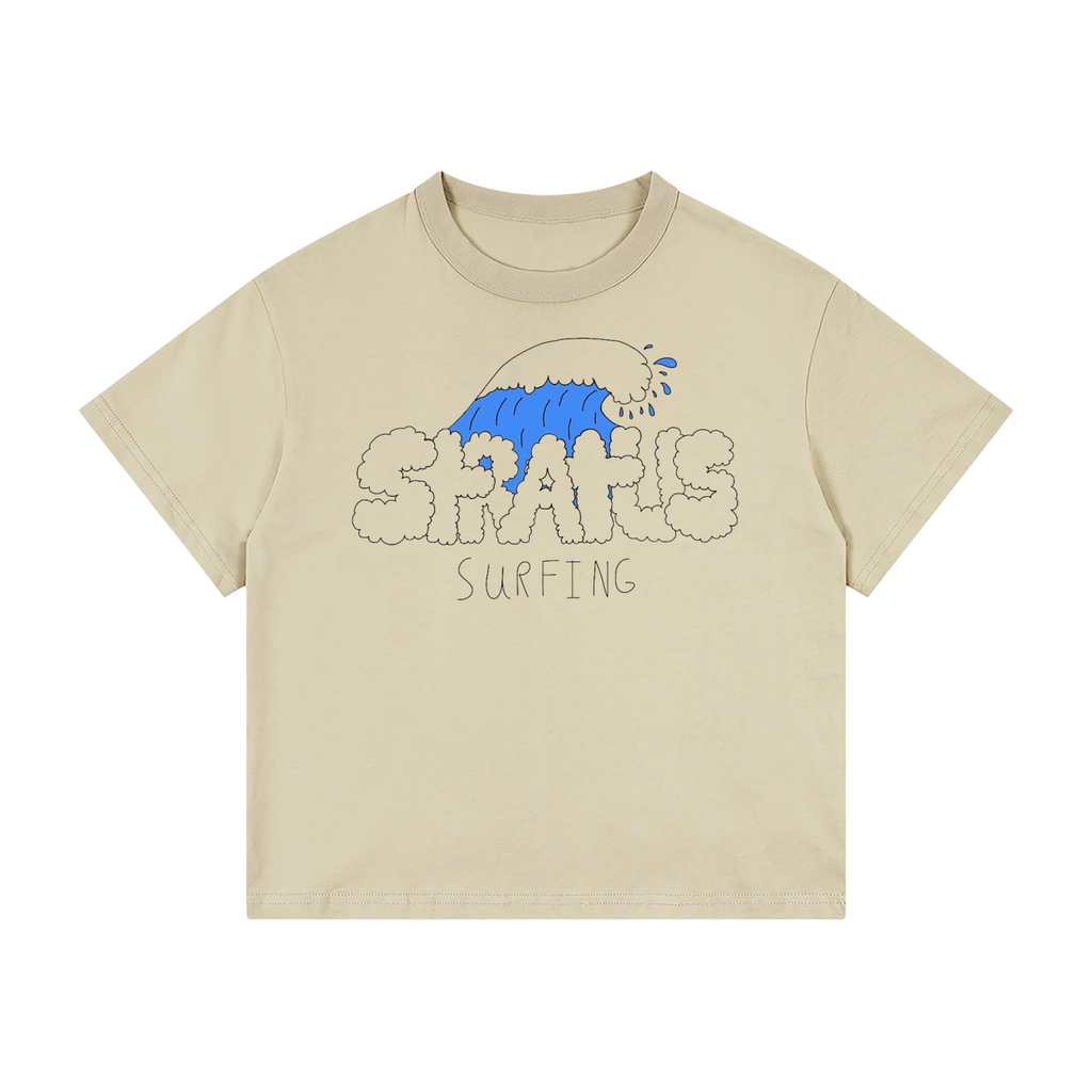 Kid's Stratus Ride the Wave Loose Fit Drop Shoulder T-Shirt