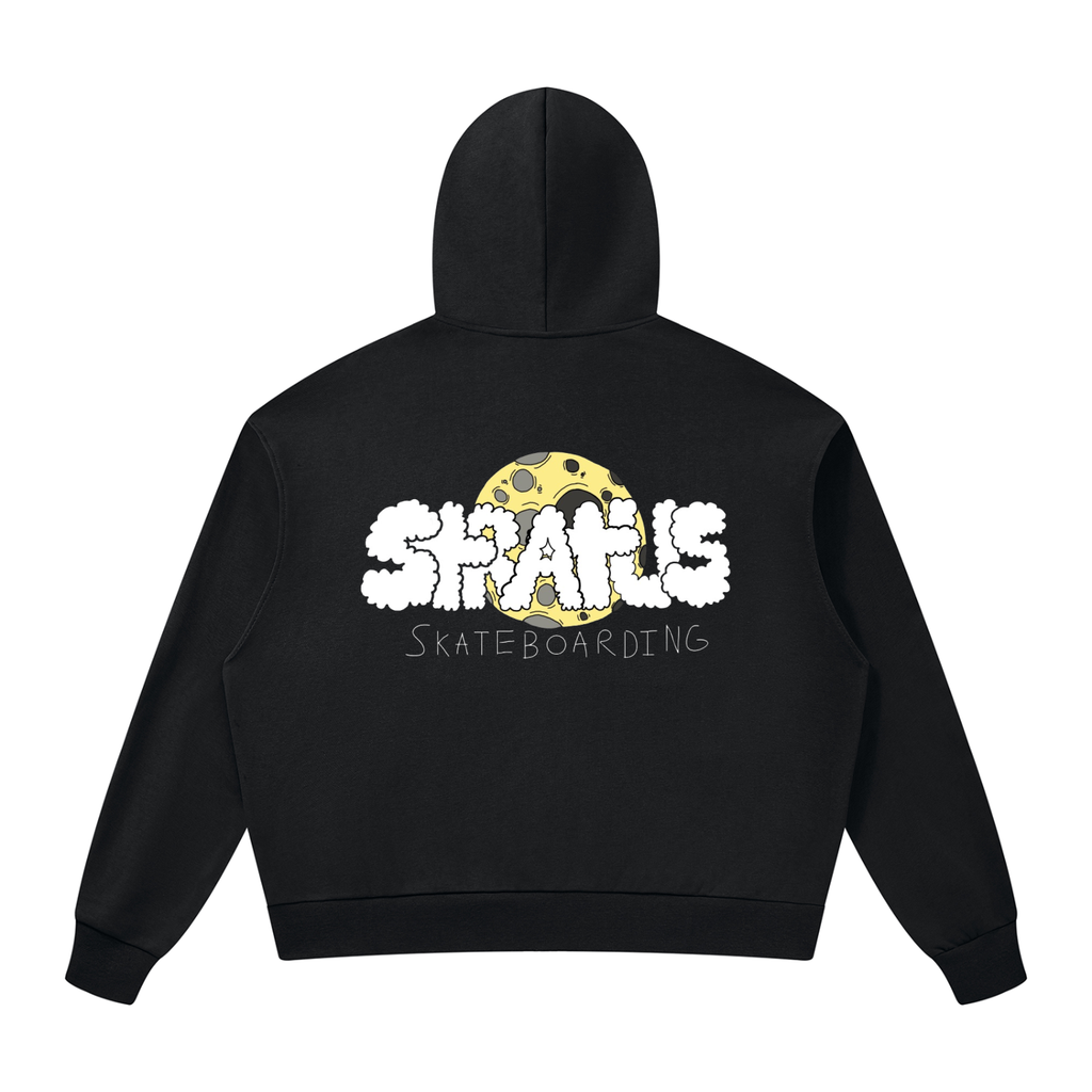 Stratus Lunar Drop Shoulder Full Zip Hoodie