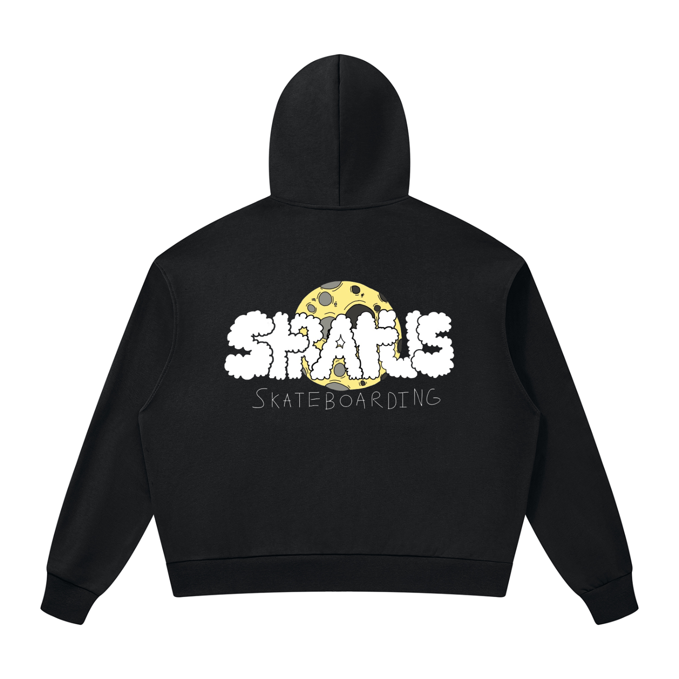 Stratus Lunar Drop Shoulder Full Zip Hoodie