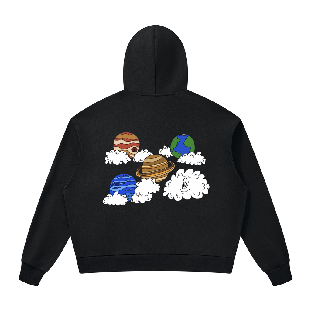 Stratus Outer Orbit Drop Shoulder Full Zip Hoodie
