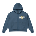 Stratus Lunar Drop Shoulder Full Zip Hoodie