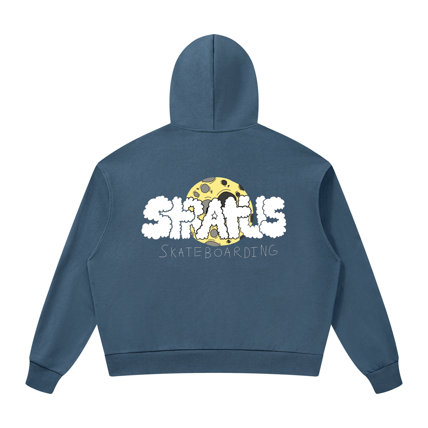 Stratus Lunar Drop Shoulder Full Zip Hoodie