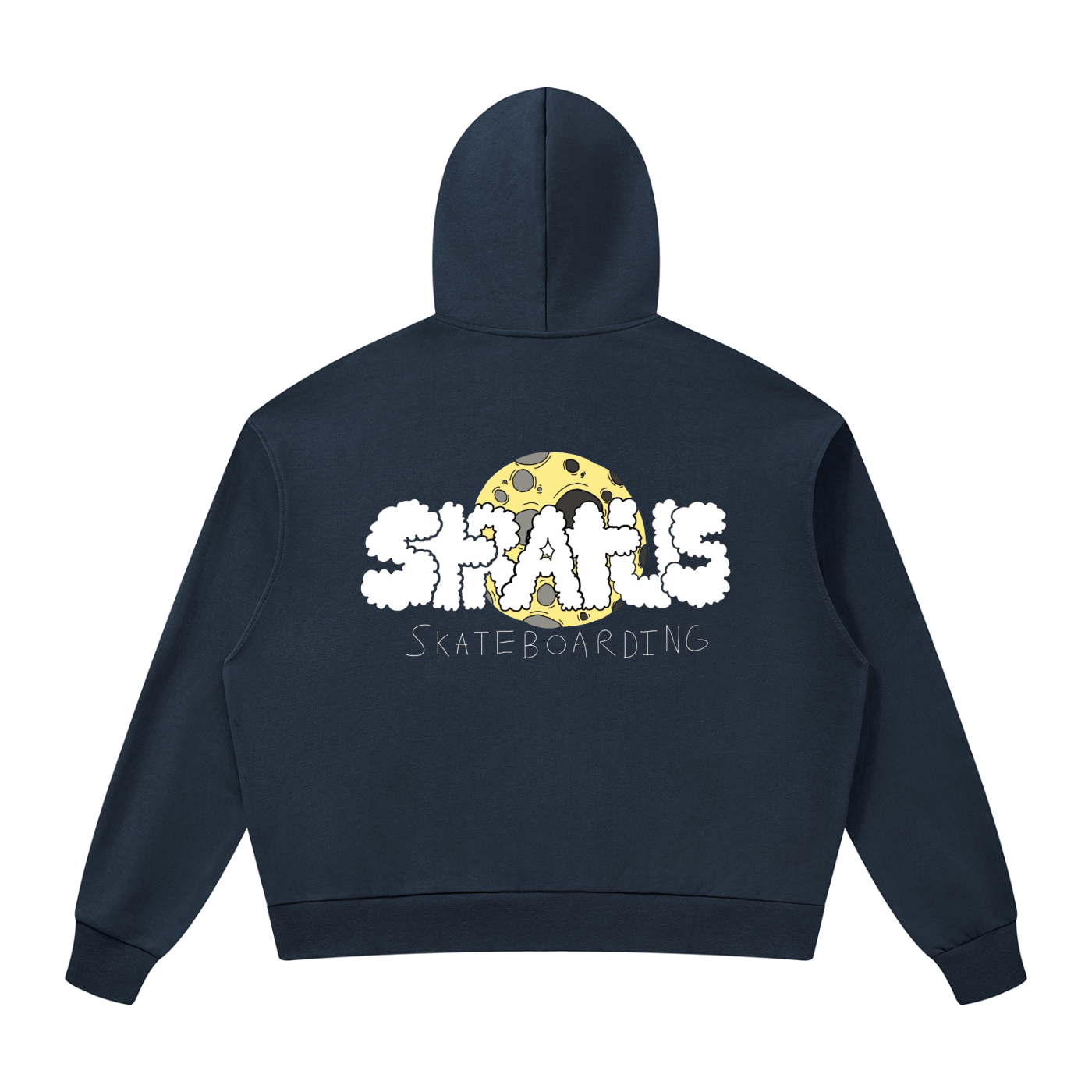 Stratus Lunar Drop Shoulder Full Zip Hoodie